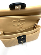 Load image into Gallery viewer, Chanel Classic Flap Beige & Black Medium