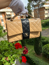 Load image into Gallery viewer, Chanel Classic Flap Beige & Black Medium