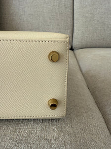 Hermès Kelly 25 craie seller ghw