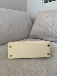 Hermès Kelly 25 craie seller ghw