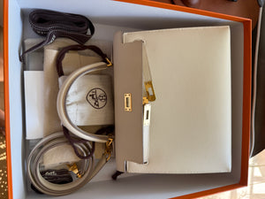 Hermès Kelly 25 craie seller ghw