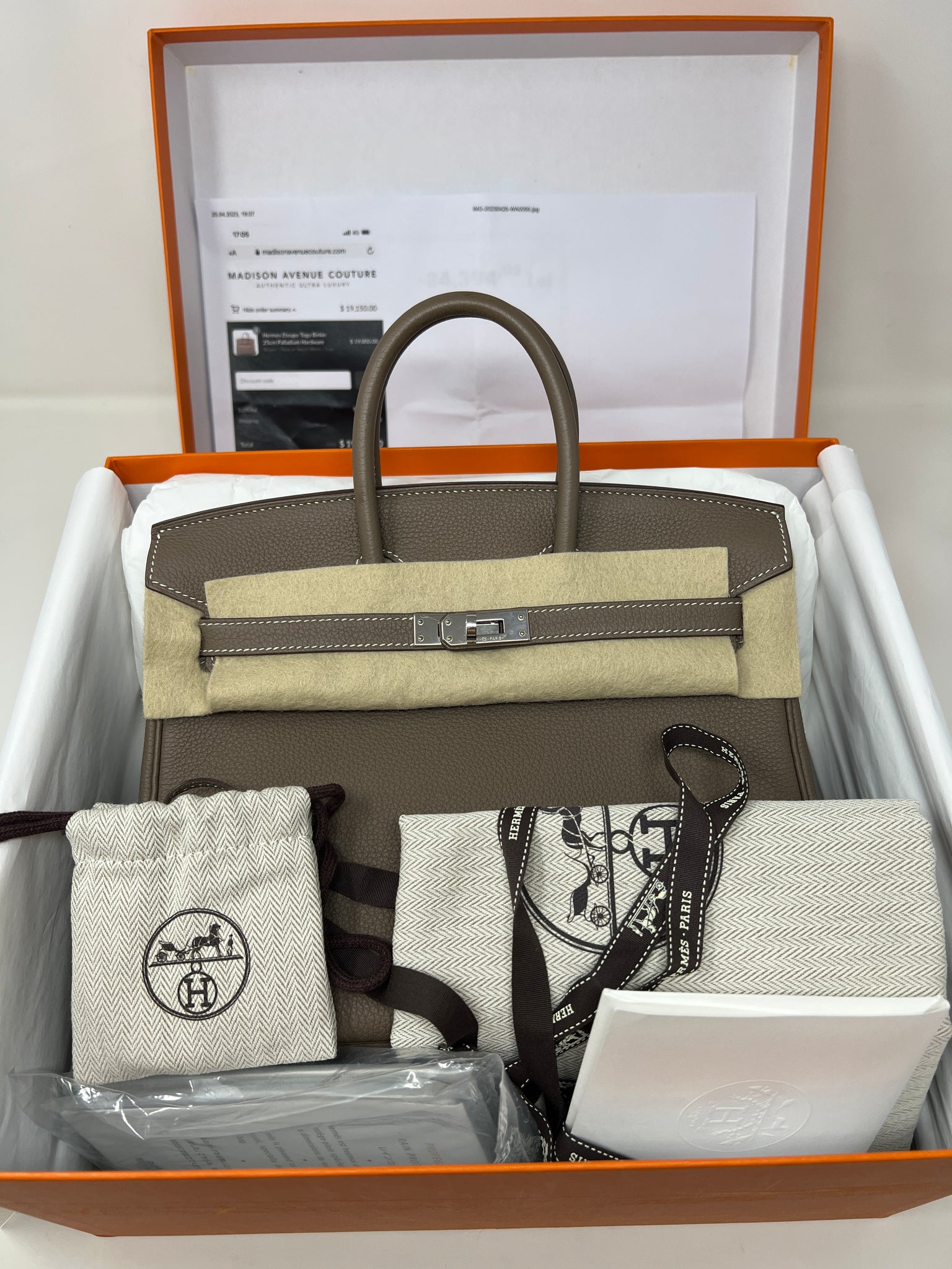 Hermes Birkin 25Cm Caviar leather Bag – Devoshka