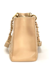 Load image into Gallery viewer, side view of pre-owned Chanel GST beige
