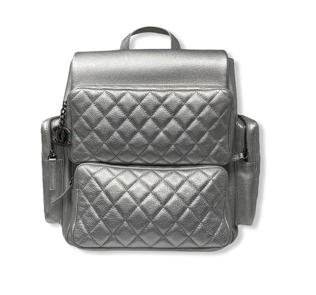 ゆきちゃんCHANEL リュック・バックパック グレー・未使用 ゆきちゃんCHANEL リュック・バックパック グレー・未使用 楽天