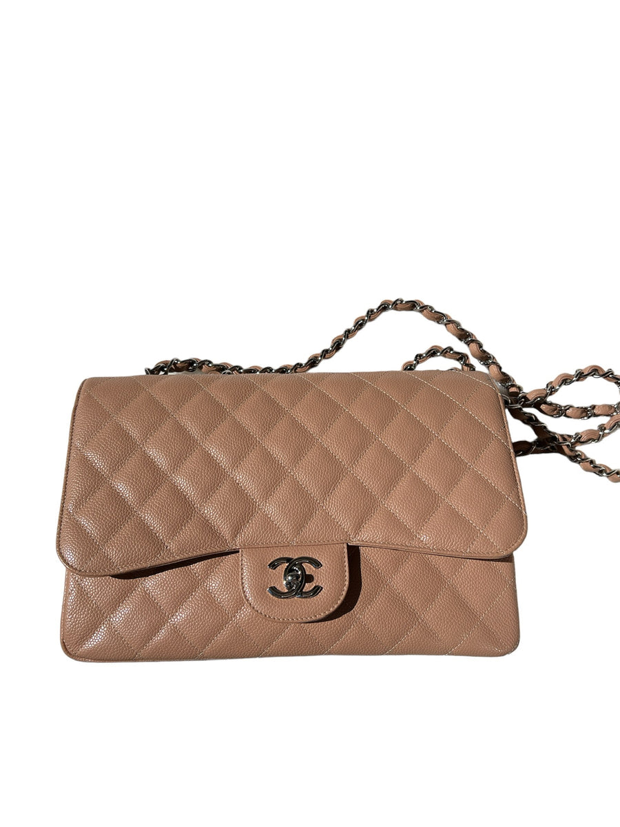 Chanel Brown Jumbo Classic Single Flap Bag