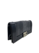 Load image into Gallery viewer, Chanel Clutch Boy Python Leather

