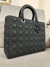 Load image into Gallery viewer, Lady Dior Large Ultra Matte Black
