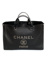 Load image into Gallery viewer, chanel deauville black calfskin leather excellent condition
