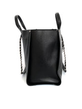 Load image into Gallery viewer, side view of second hand chanel deauville leather

