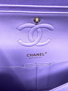 Chanel Classic Flap Small Lilac Caviar 20S