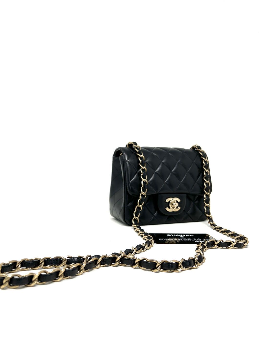Chanel Black leather mini crossbody bag Chanel
