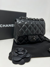 Load image into Gallery viewer, Chanel Mini Flap Square Total Black
