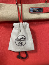 Load image into Gallery viewer, birkin bag rouge pavion clochette 
