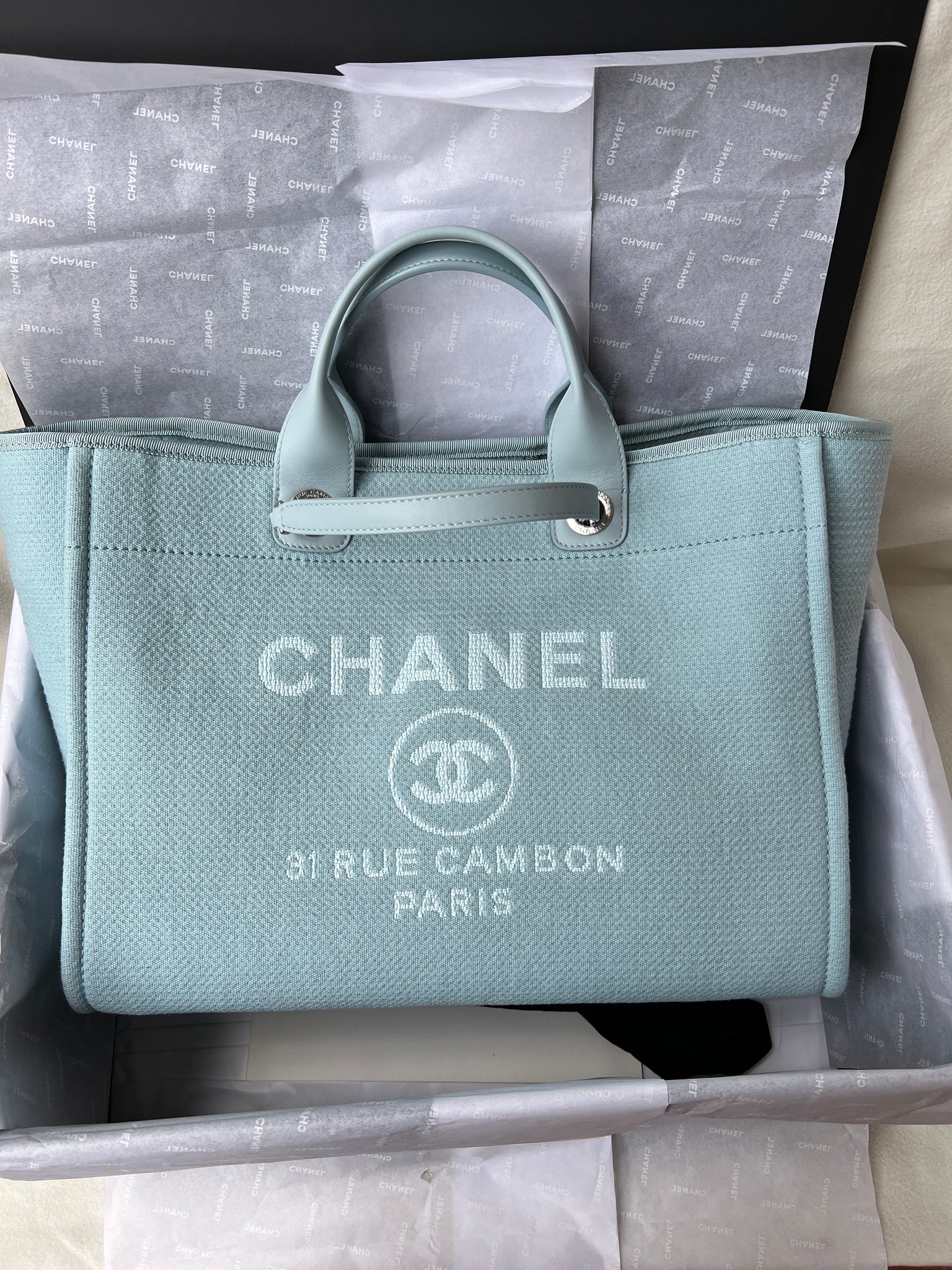 Chanel 2023 Deauville Small Tote Bag